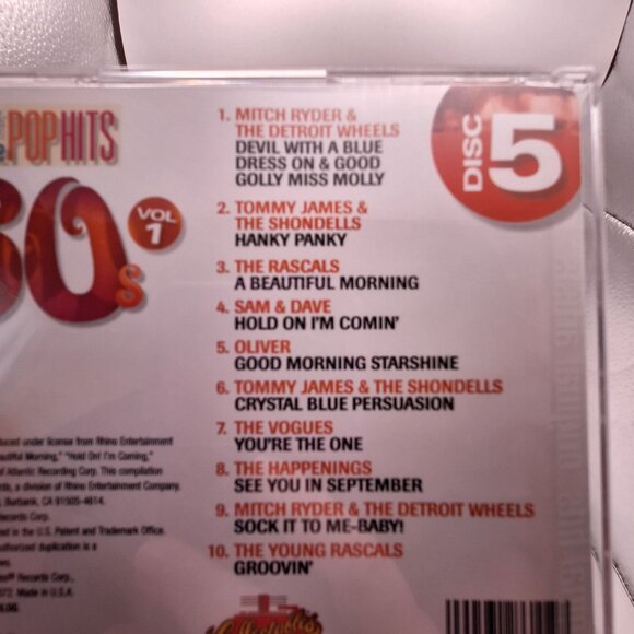 TOP OF THE POP HITS THE 60S VOLUME 1 (6) CD SET IN ORIGINAL BOX MULTIPLE ARTISTS - Picture 8 of 10
